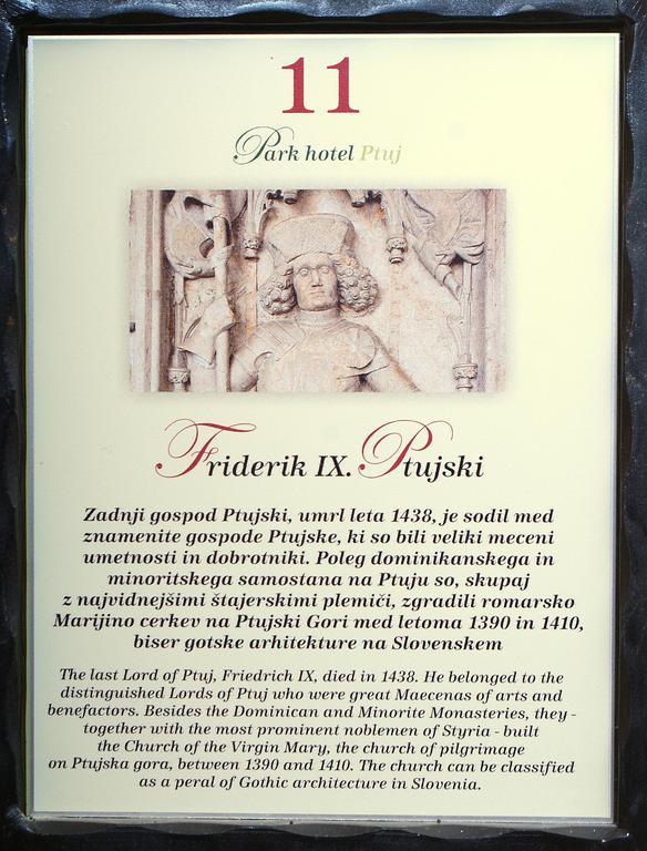 Hotel Park Ptuj Eksteriør billede